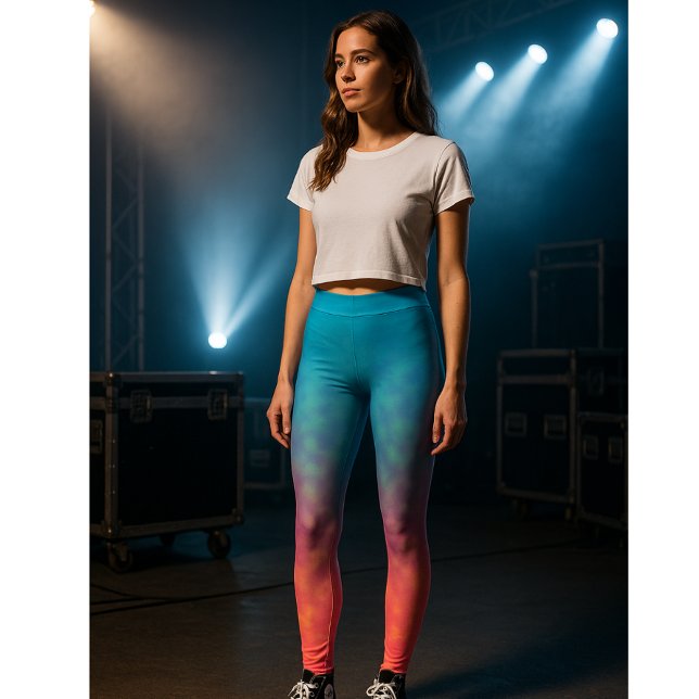Leggings Lueur résiduelle de néon (Créateur téléchargé)