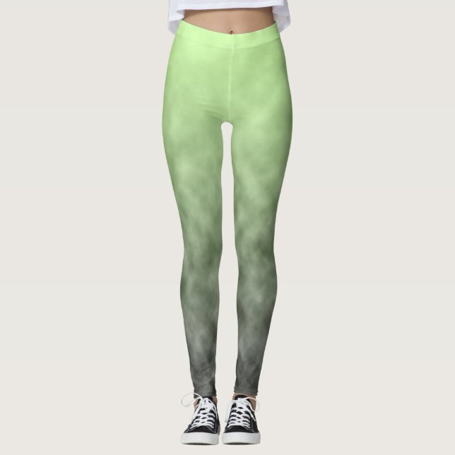 Leggings Lumière de feuille de brume (Devant)