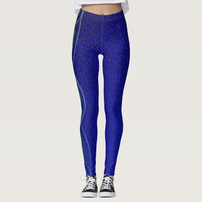 Leggings Lumières bleu-foncé (Devant)