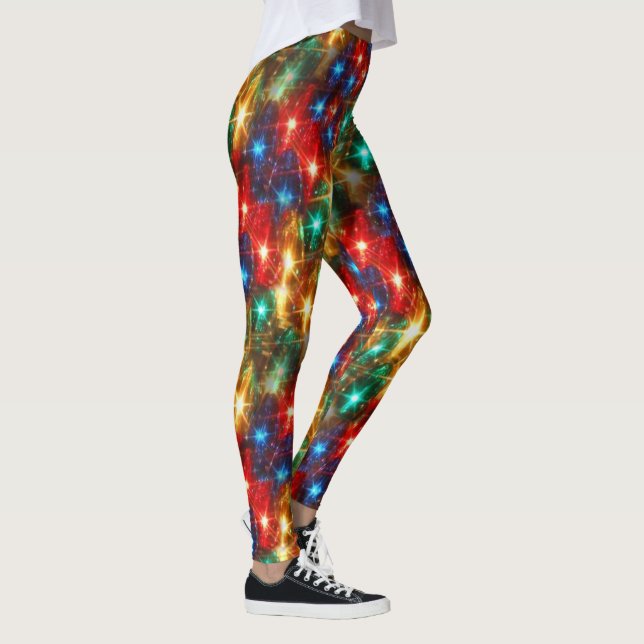 Leggings Lumières de Noël lumineuses (Droite)