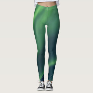 Leggings Lumières du Nord Aurora Borealis Yoga Pantalon ver