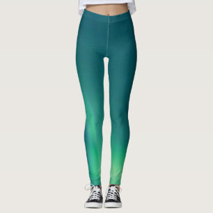Leggings Lumières du Nord Aurora Borealis Yoga Pantalon ver