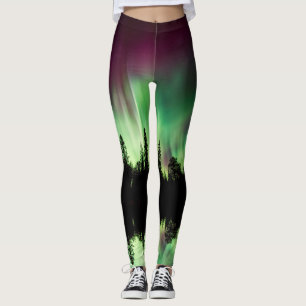 Leggings Lumières du nord de Borealis de l'aurore et