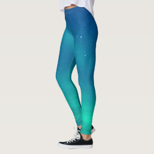 Leggings Lumières du nord inspirées - guêtres
