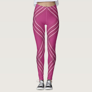 Leggings Lumineuse Brise Plaid Strips Design moderne