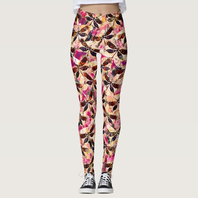 Leggings Lumineux libellules (Devant)