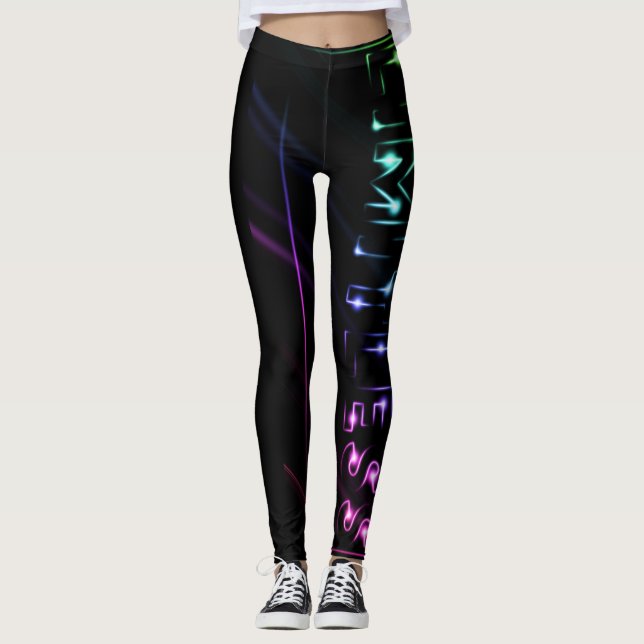 Leggings Luminosité de néon sans limite (Devant)