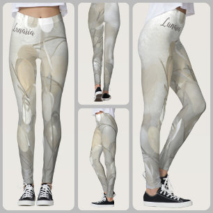 Leggings Lunaria Dollar Floral Blanc Chic