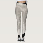 Leggings Lune<br><div class="desc">Grosse lune d'argent et ciel noir.</div>