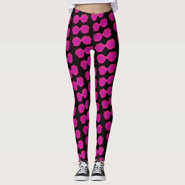 Leggings Lunettes de soleil roses (Devant)