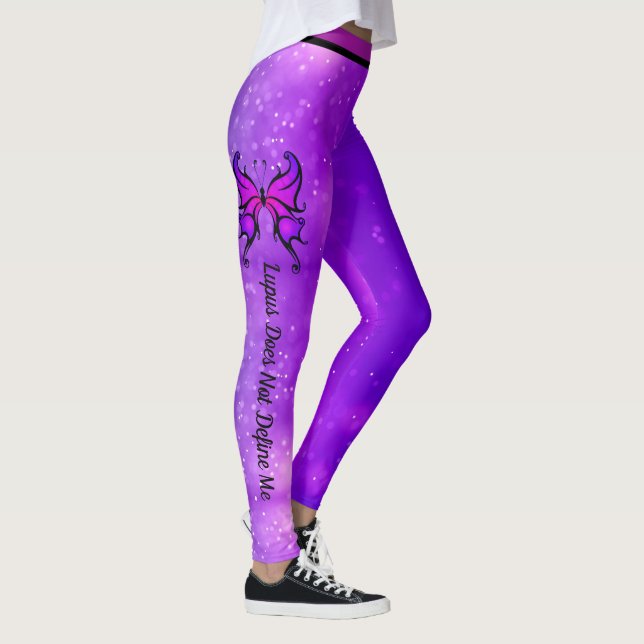 Leggings Lupus ne me définit pas Texte Les Légendes Des Fem (Droite)