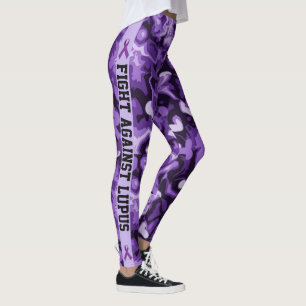Leggings Lutter contre les jambes des femmes du Camo violet