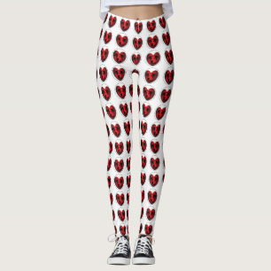 Leggings Luv-A-Bull American Bulldog Pit Bull Heart
