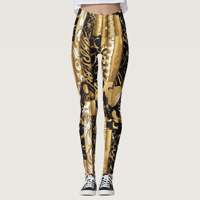 Leggings Luxe Gold Look (Devant)