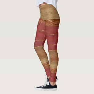 Leggings Luxe Linge tendance Burgundy Gold Collection