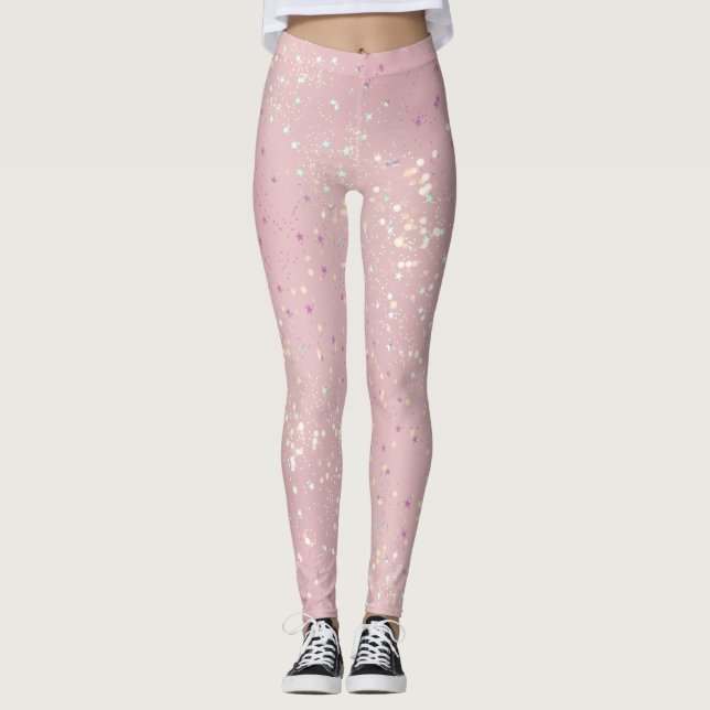 Leggings Luxe modern romantinc girl (Devant)