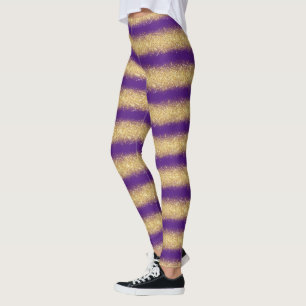 Leggings Luxe Purple Populaire Cadeau Parties scintillant O