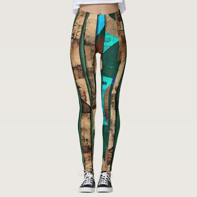 Leggings Luxe raffiné Ile des Caraïbes africaines (Devant)