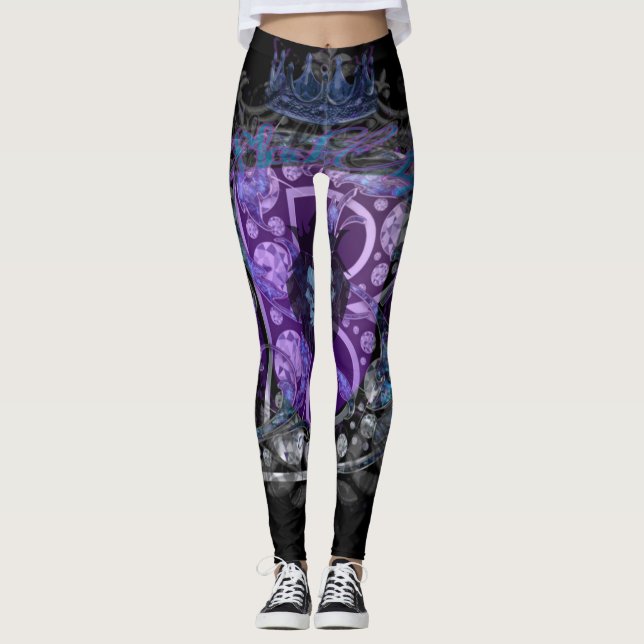 Leggings Lv lux Lyon pour fille  (Devant)