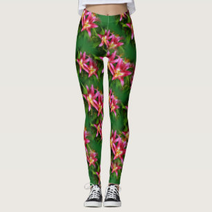 Leggings Lys de flamme olympique rose chaud