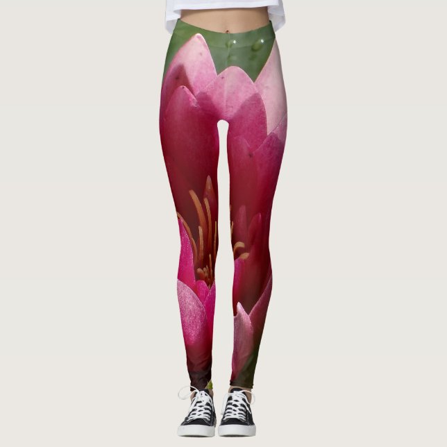 Leggings Lys d'eau rose (Devant)