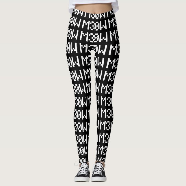 Leggings M30W [Sons animaux de léopards] (Devant)