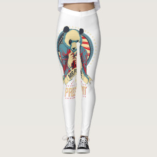 Leggings m. panda pour président