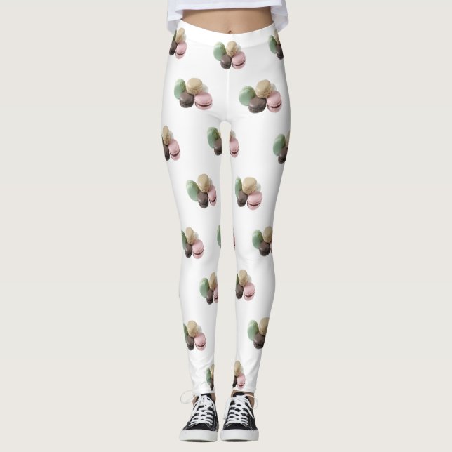 Leggings Macaron Mignon Moderne (Devant)