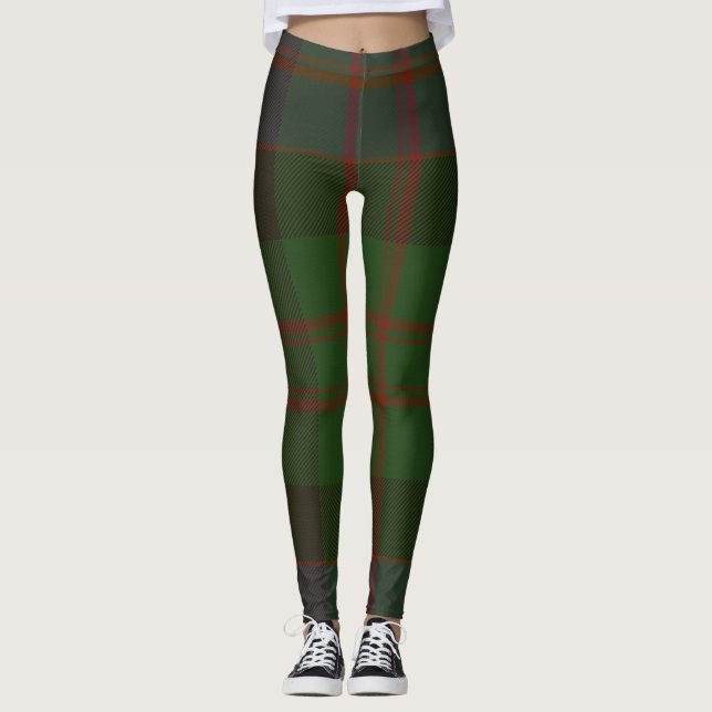 Leggings MacDonald Tartan Clan Plaid (Devant)