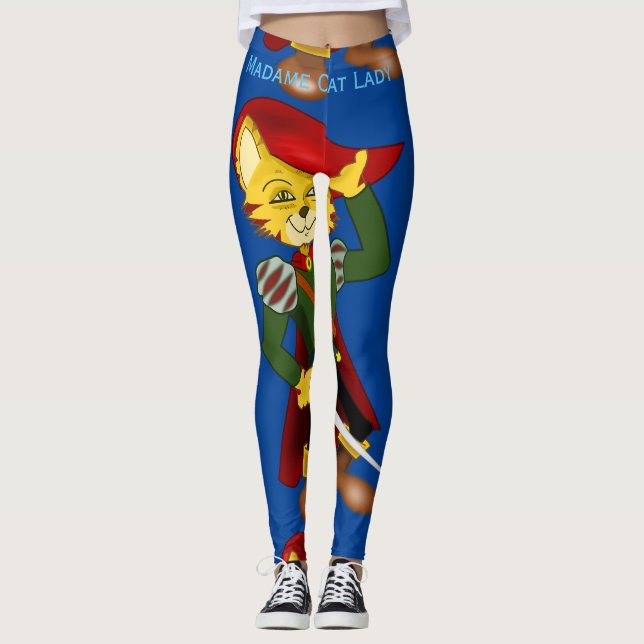 Leggings Madame Cat Lady 2024 pour le président Thunder_Cov (Devant)