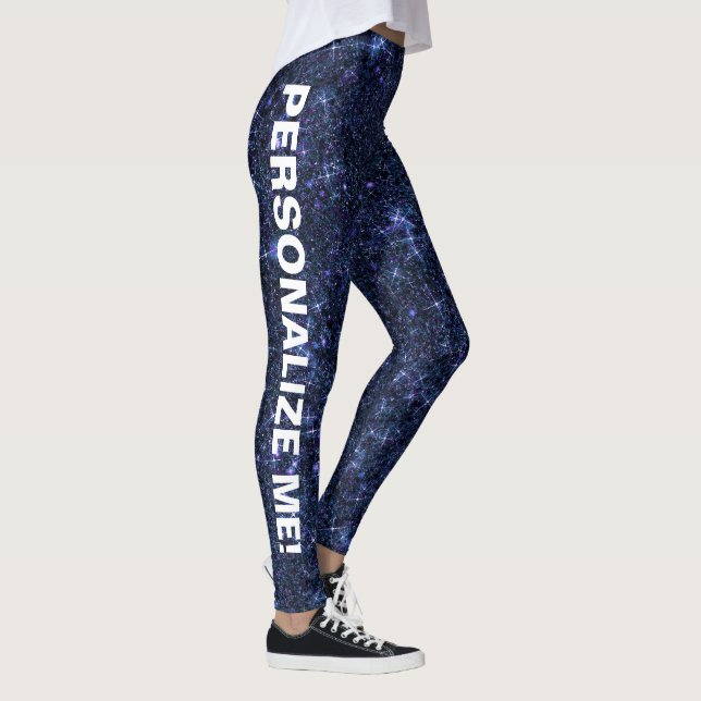 Leggings Magic Midnight Marine Parties scintillant bleue TE (Droite)