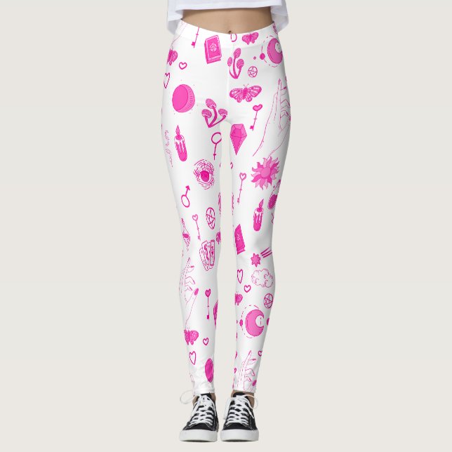 Leggings magique rose mystique (Devant)