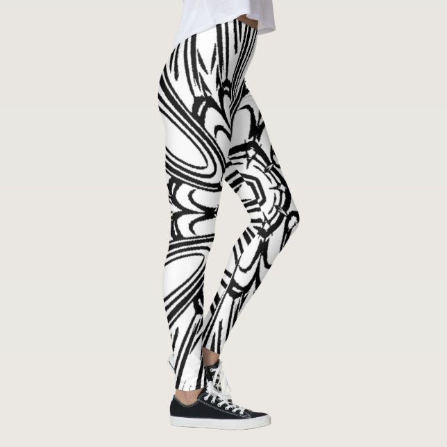 Leggings magnifique design de fleurs unique (Droite)