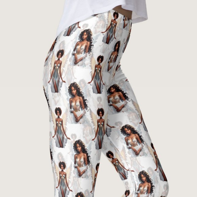 Leggings Magnifique motif de conception d'anges de fille no (Créateur téléchargé)