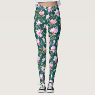 Leggings Magnolia en fleurs