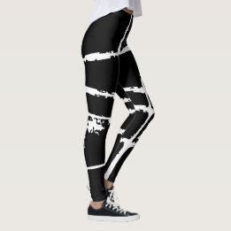 Leggings Maille moderne blanche raffinée Grunge sale