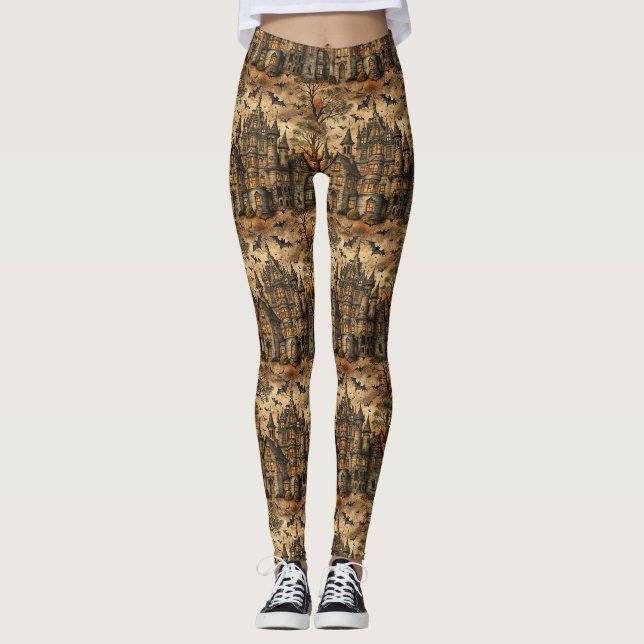 Leggings Maison Hantée Vintage (2) (Devant)
