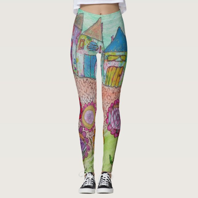 Leggings Maisons lunaires (Devant)