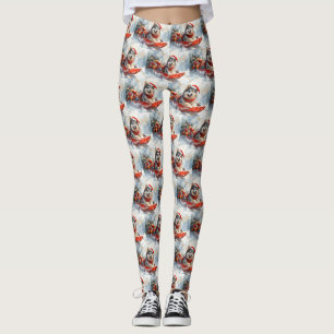 Leggings Malamute d'Alaska dans la boue Laisser il neige No