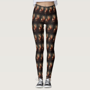 Leggings Malinoi Belge Avec Noël Festif Du Père Noël