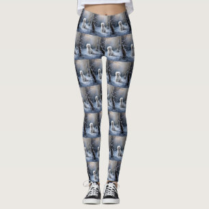 Leggings Maltais Laisser Neige Noël