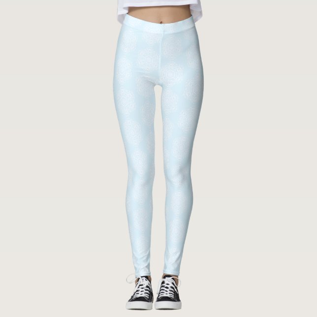 Leggings Mandala arctique (Devant)