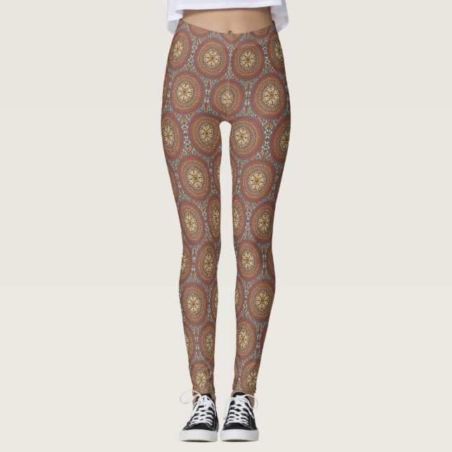Leggings Mandala Brown (Devant)