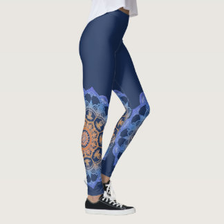 Leggings Mandala de désert par conception de Megaflora