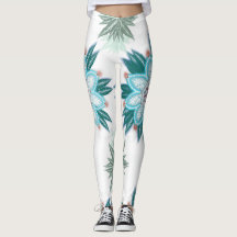 Mandala de fleurs bleu exotique