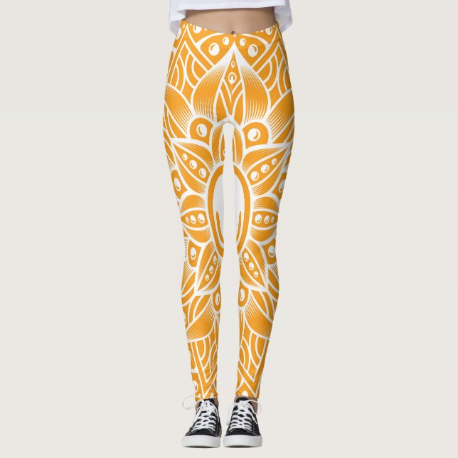 Leggings Mandala de luxe 13 (Devant)