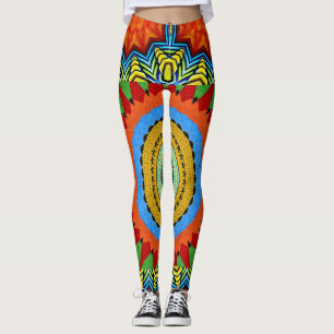 Leggings MANDALA DESIGNER COLLAGE (grande échelle)