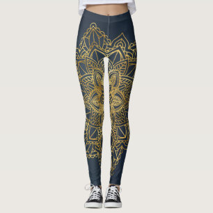 Leggings Mandala d'or