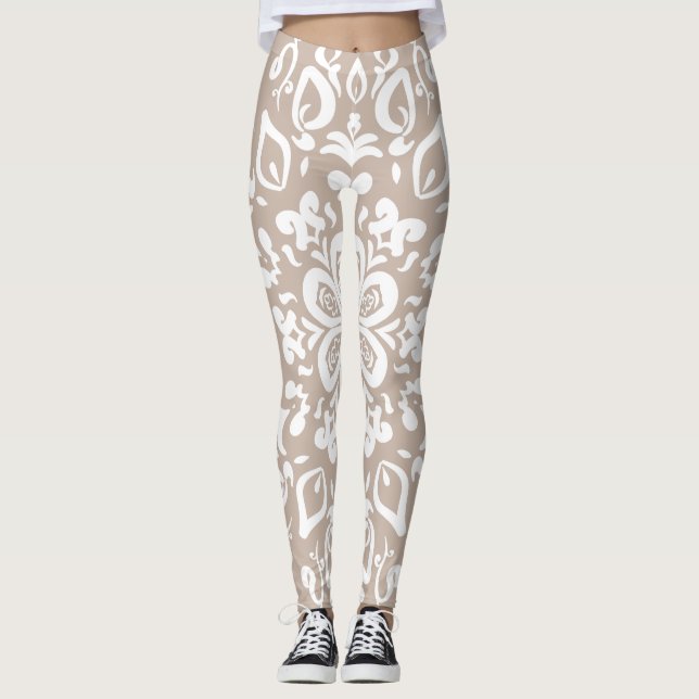 Leggings Mandala en laine (Devant)