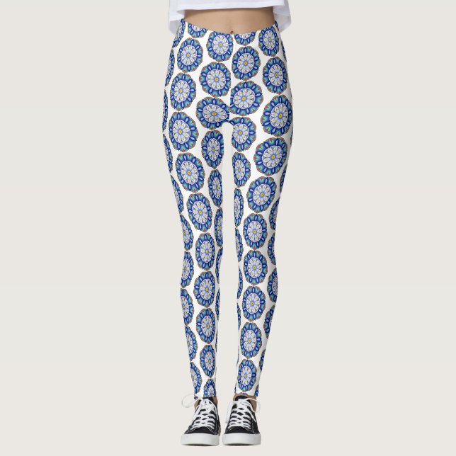 Leggings Mandala Motif 01 (Devant)